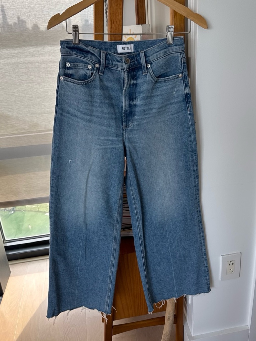 Pistola Men's Mid-Blue Straight-Leg Jeans